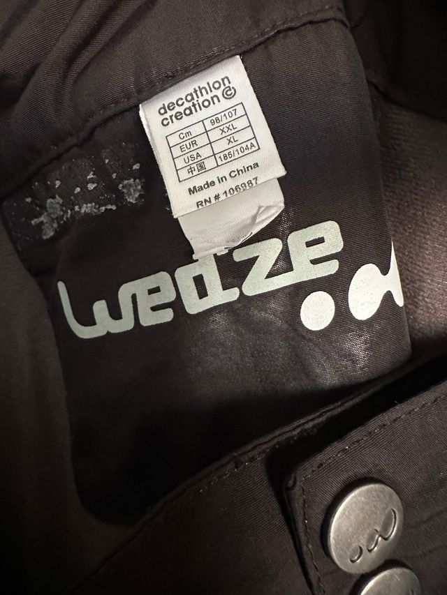 Pantalones Wed'ze Esquí Talla XXL