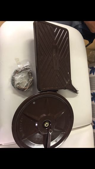 Pedal y Plato Máquina Coser Antigua