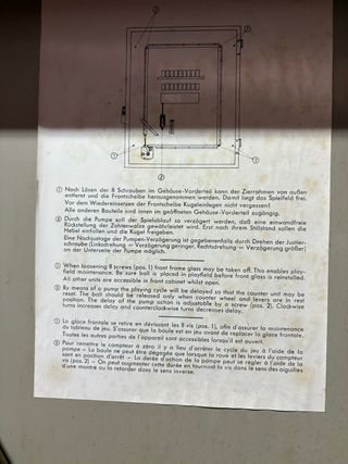 Antigua maquina recreativa