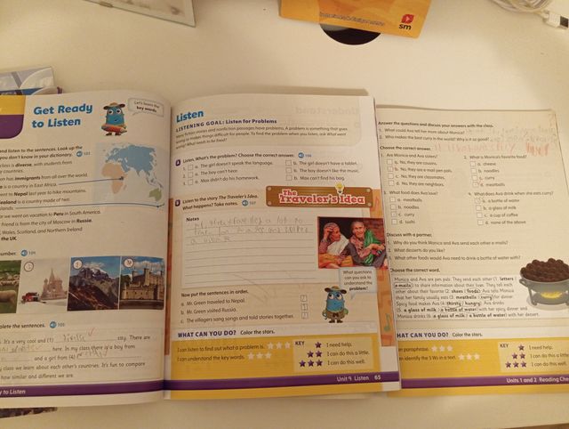 Listening with speaking 5 y reading with writing 5