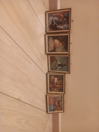 Quadretti litografie - 5 pezzi