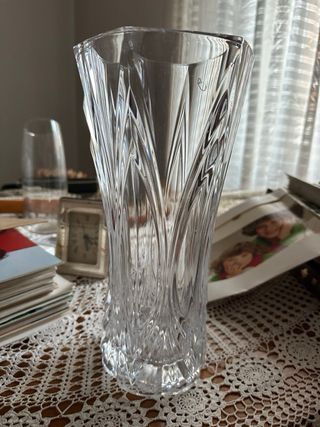 Vaso cristallo trasparente