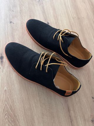 Zapatos negros vestir - casual