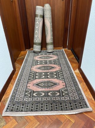 Tappeti da corridoio 140x76 - Beige/Rosa
