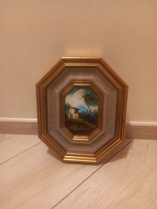 Quadro olio su tela, paesaggio