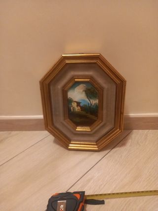 Quadro olio su tela, paesaggio