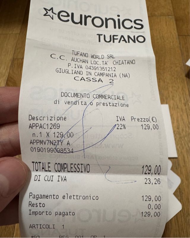 Apple AirPods 2 Originali - Bianchi