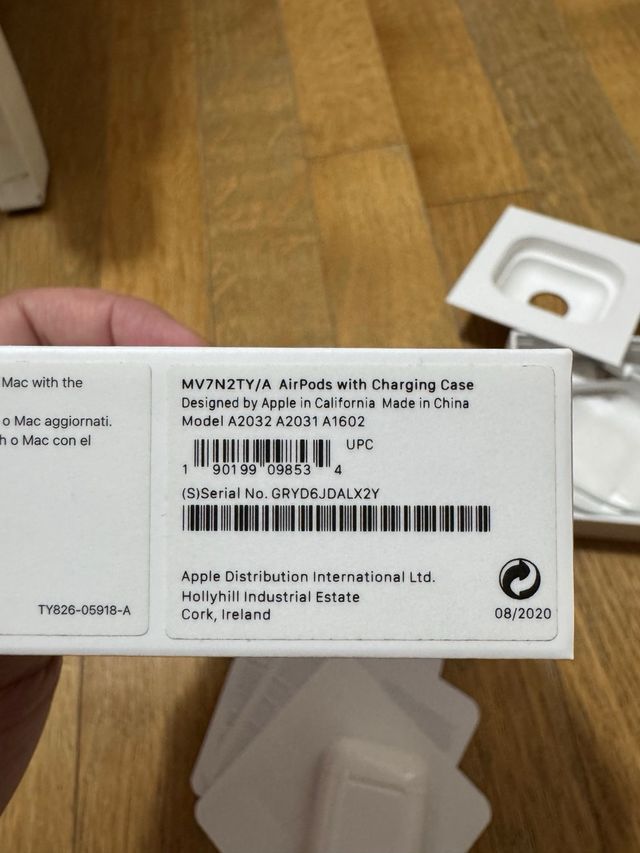 Apple AirPods 2 Originali - Bianchi