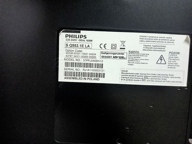 Televisor Philips 37"