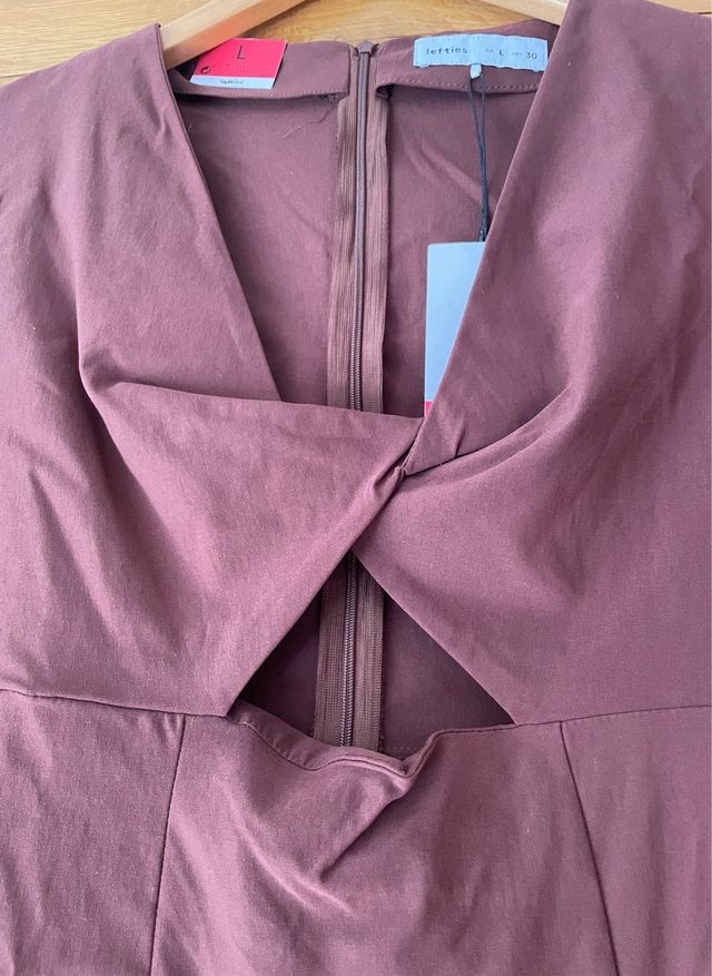 Vestido Lefties marrón - Talla L