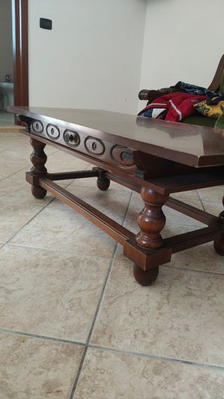 Credenza vintage legno + tavolino da te'