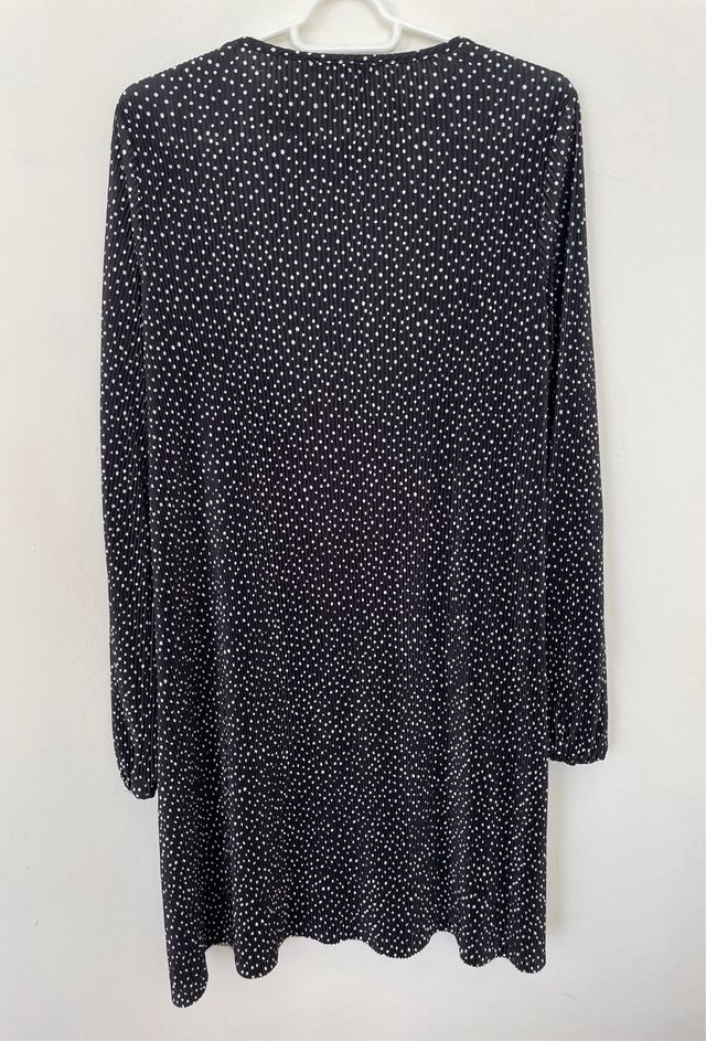 Vestido Lefties lunares negro - Talla S