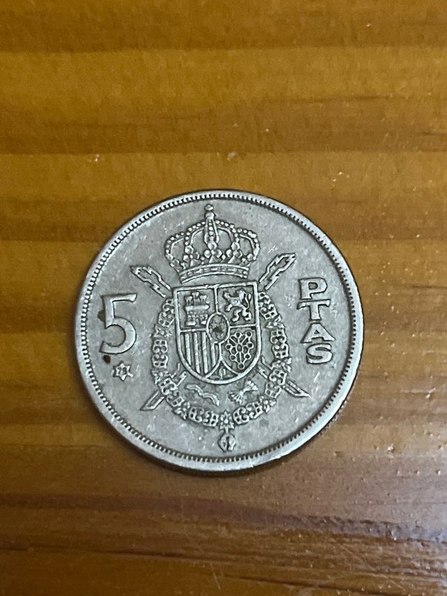 Moneda 5 Pesetas España 1975
