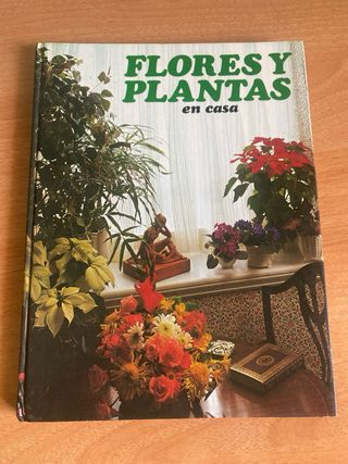 Libro flores y plantas en casa