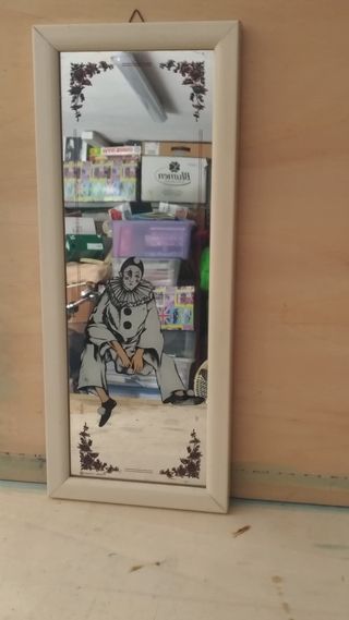 Specchio vintage Pierrot 40x17cm