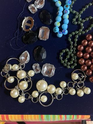 Perle, strass & minuteria bigiotteria reworking