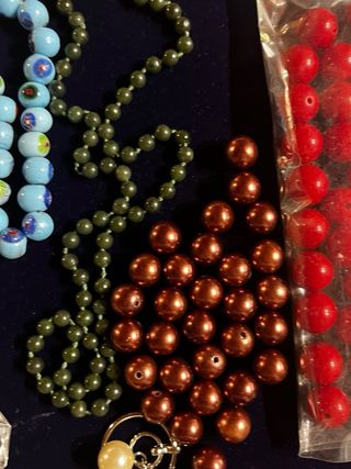 Perle, strass & minuteria bigiotteria reworking