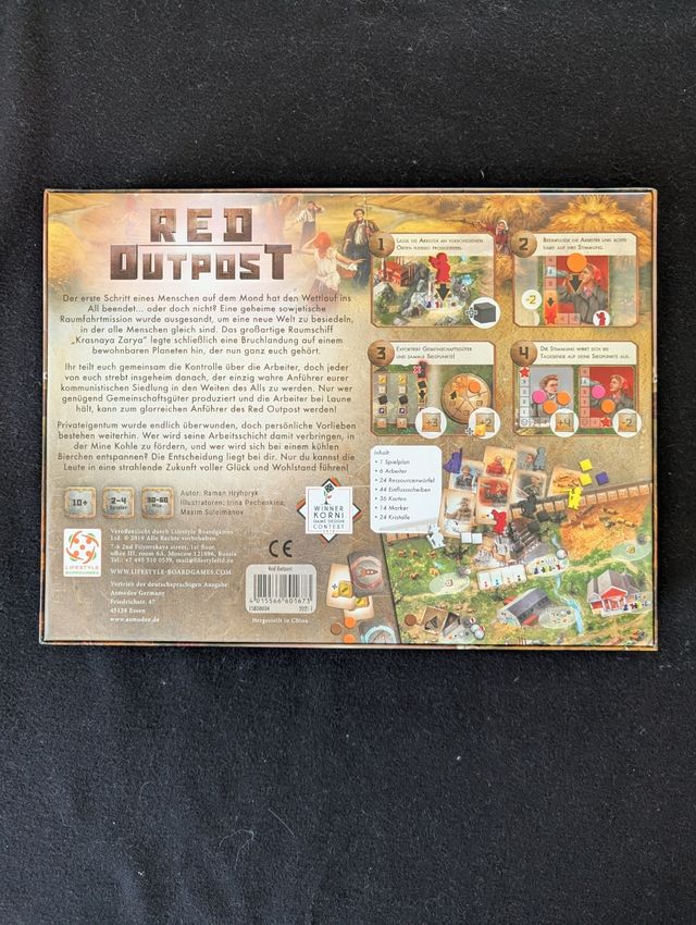 Red Outpost: Juego de Mesa