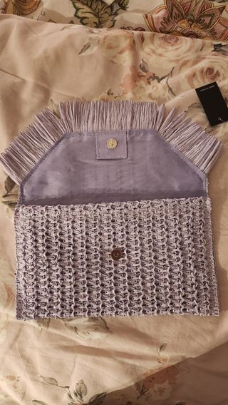 Bolso mano lila | Fiesta