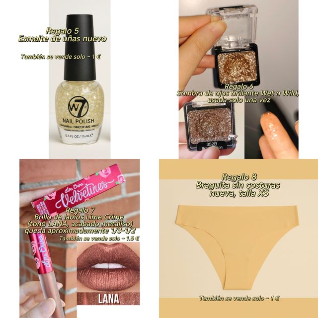 Pantalón jogger beige tipo cargo, M, nuevo