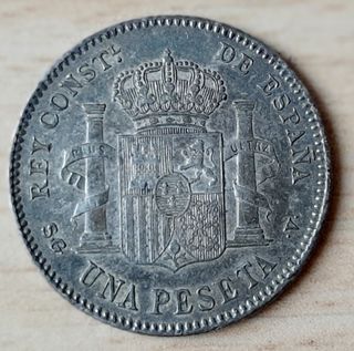 1 Peseta Alfonso XIII 1899