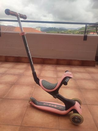 Globber GO UP 3 en 1 Patinete Rosa
