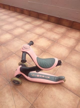 Globber GO UP 3 en 1 Patinete Rosa