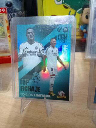 2 Cartas Panini Edicion Limitada Bellingham-Mbappe