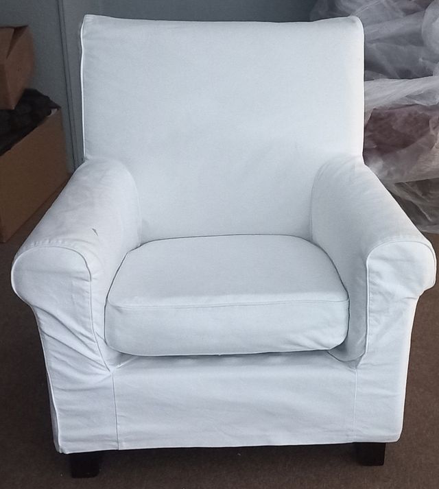 Sillón Ikea blanco - funda tela