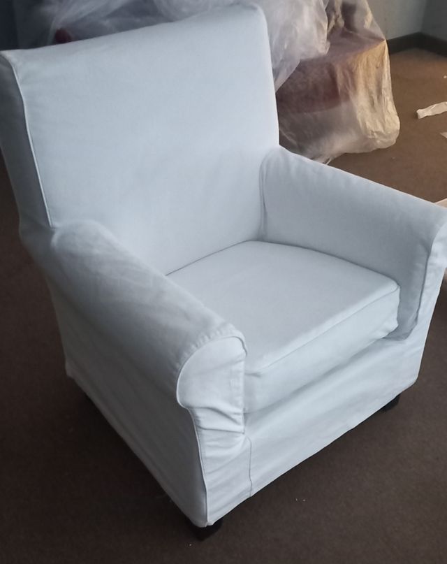 Sillón Ikea blanco - funda tela