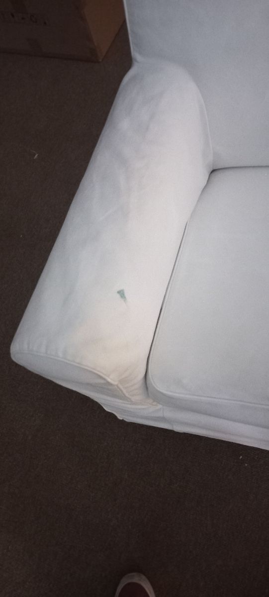 Sillón Ikea blanco - funda tela