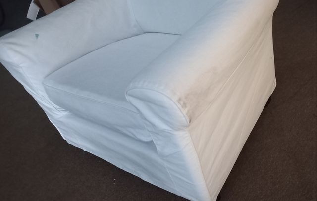 Sillón Ikea blanco - funda tela