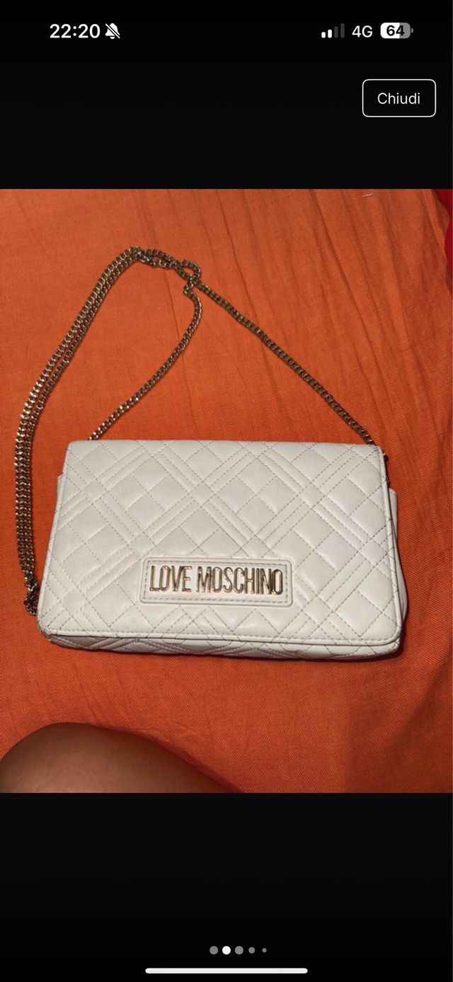 Borsa Love Moschino bianca - Tracolla