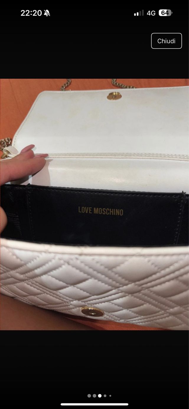 Borsa Love Moschino bianca - Tracolla