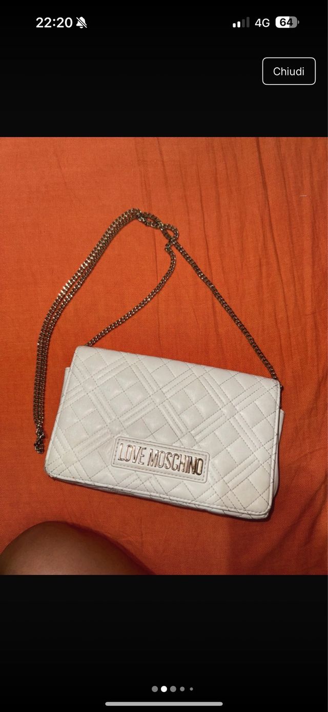 Borsa Love Moschino bianca - Tracolla