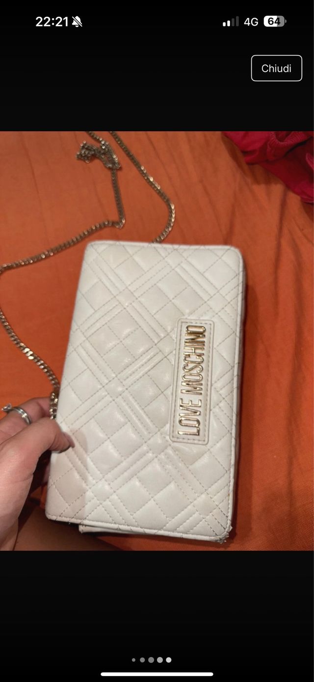 Borsa Love Moschino bianca - Tracolla