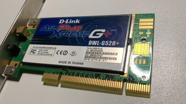 Tarjeta red D-Link DWL-G520+ AirPlus