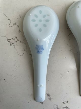 6 Cucchiaini Porcellana - Blu&Bianco