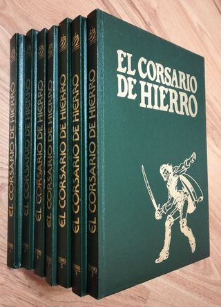 EL CORSARIO DE HIERRO - 7 TOMOS  COMPLETO - TEBEO