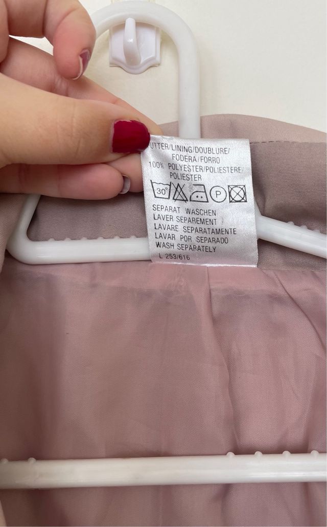 Chaqueta rosa palo | Talla L