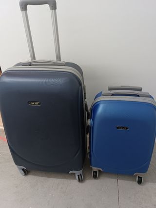 2 Maletas ORMI - Azul y Negra