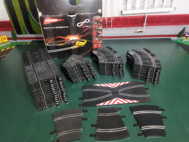 Pistas Scalextric curvas & cambio