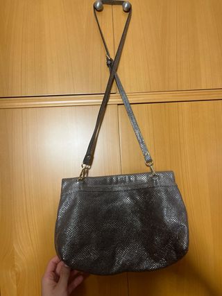 Bolso bandolera plata - elegante