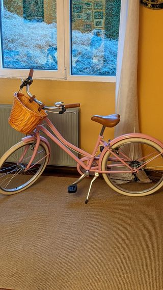 Bicicleta vintage rosa