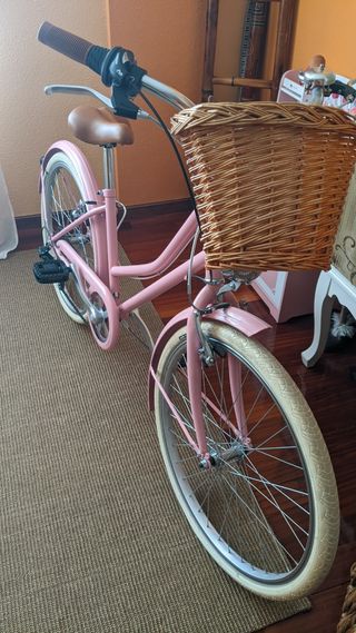 Bicicleta vintage rosa