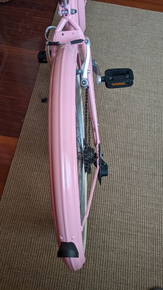 Bicicleta vintage rosa