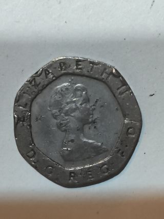 2 Monedas 20 Pence (1982-1983)