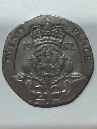 2 Monedas 20 Pence (1982-1983)