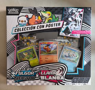 Cartas Pokémon Colección póster blanco y negro