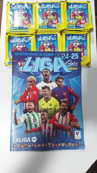 Álbum Liga 2024-25 +  90 sobres de regalo